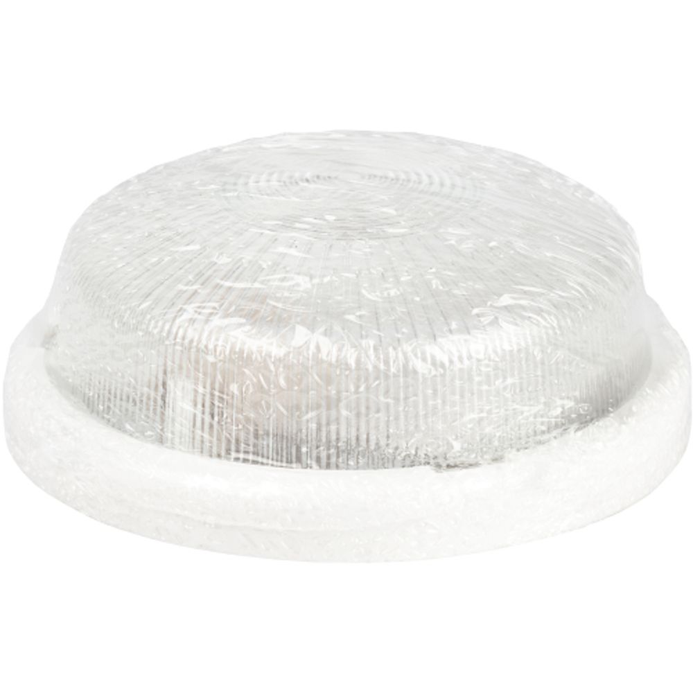 Светильник ЭРА НБО 05-100-001 с ободком Рондо пластик/стекло IP44 E27 max 100Вт круг белый