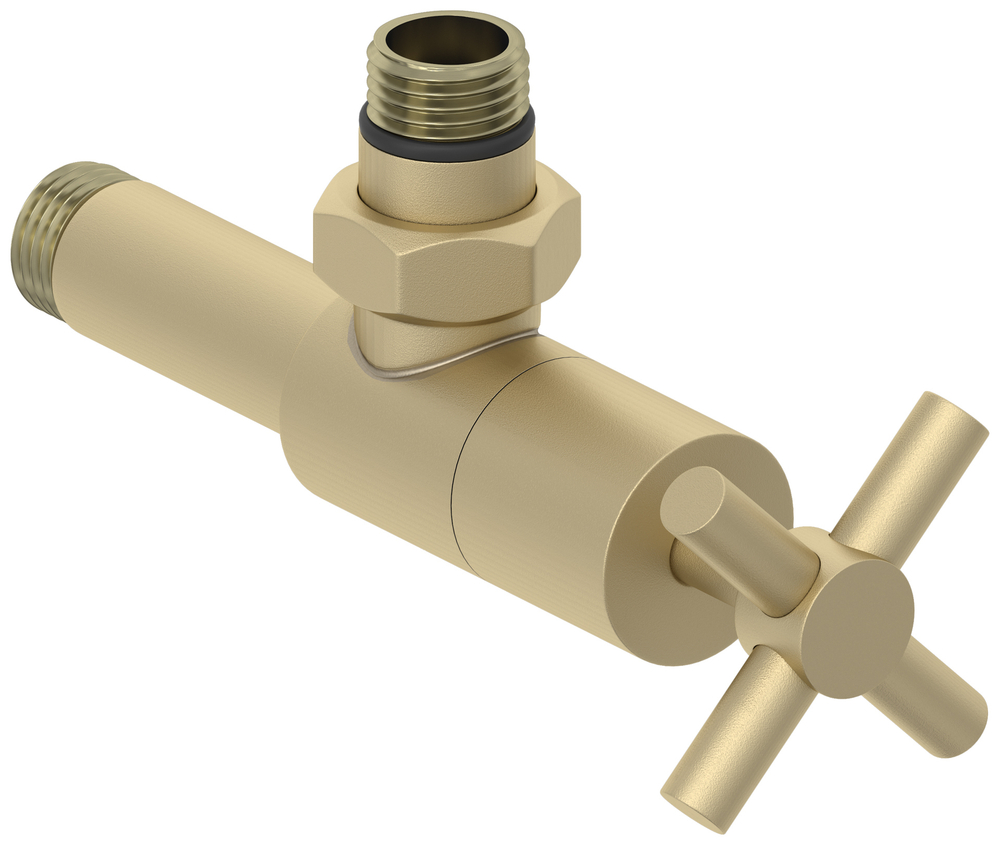 Вентиль Сунержа угловой крест (G 1/2" НР х G 1/2" НР)