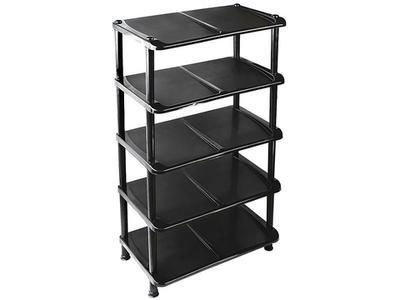 Полка для обуви "Сафир" черная