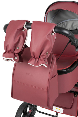 Коляска трансформер Aimile Adventurer бургунди-темный