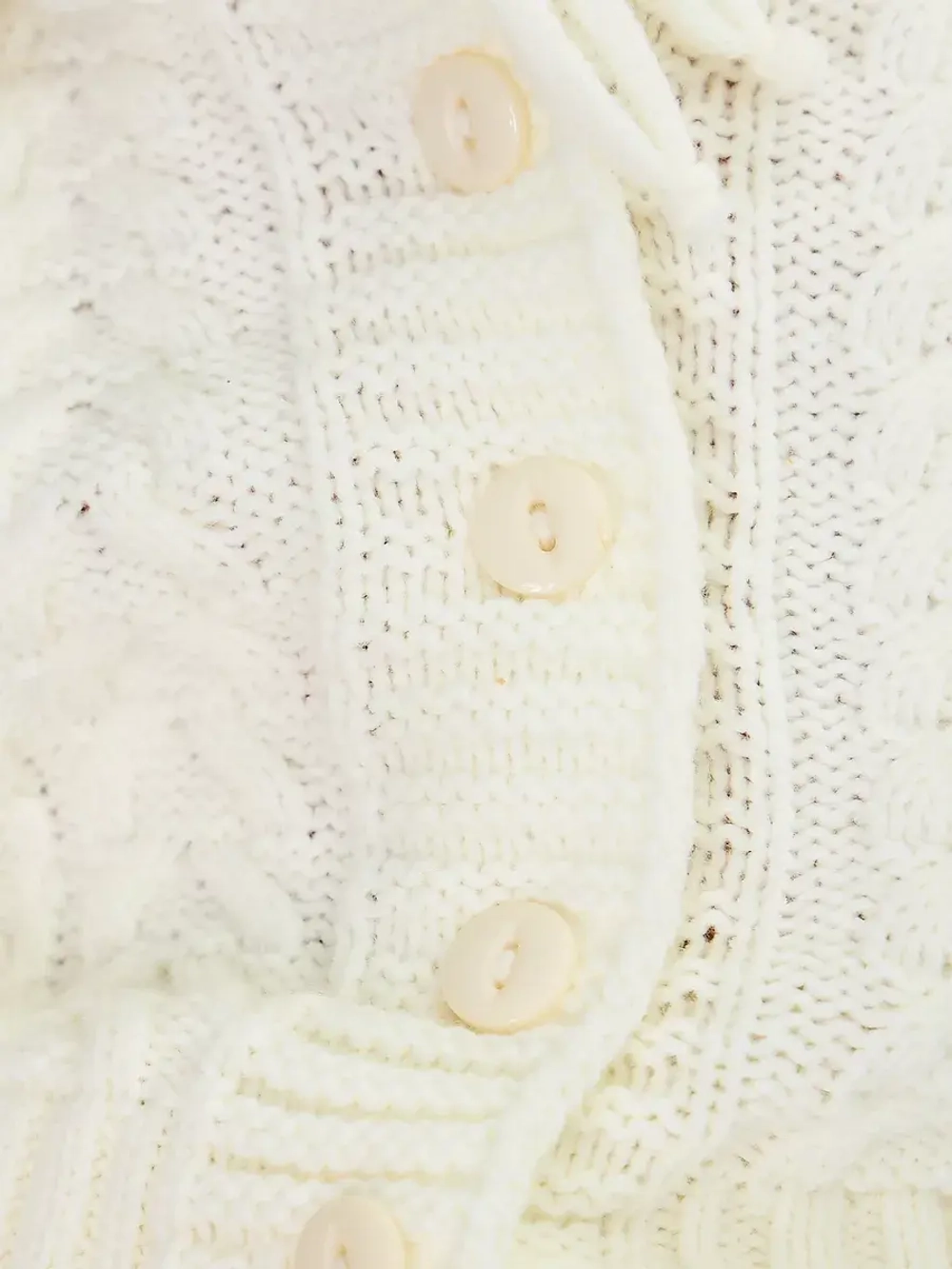 вязаный костюм для новорожденных