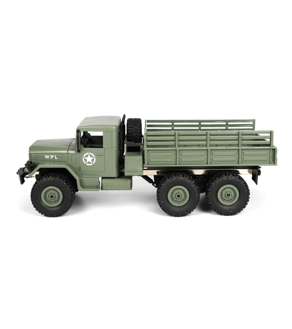 Радиоуправляемая машина WPL B-16R военный грузовик (серый) 6WD 2.4G 1/16 RTR