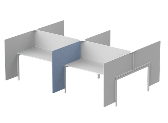 Модуль боковой -ширма 104х4х110