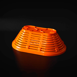 Овальная пластиковая корзина, 25х15 см, до 750 г теста