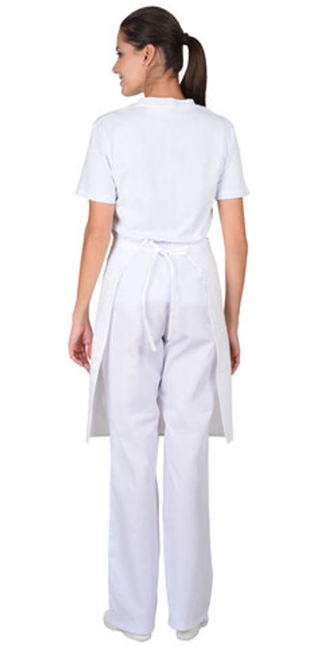 Фартук повара без грудки (бязь) белый