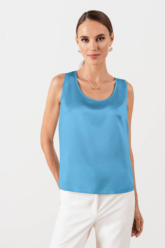 23060 Блузка женская (бирюзовый)