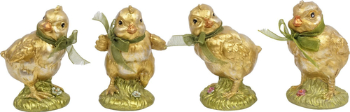 Декор "Цыпленок" в ассортименте 4,5x5x6,5см