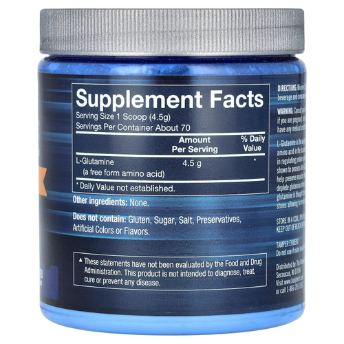 BodyTech, Глутамин, без добавок, 315 г (11,12 унции)