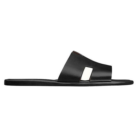 Hermes Izmere set of feet fashion sandals men's black, H041141Z H01