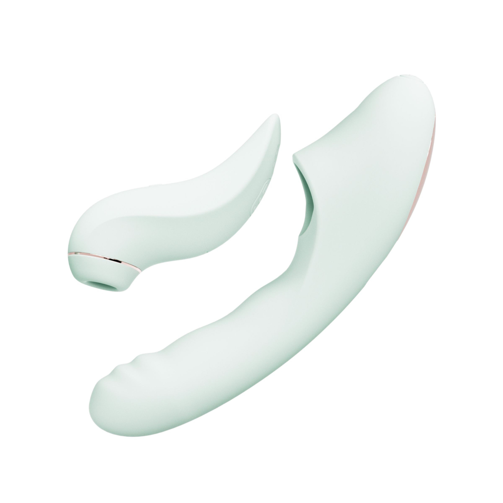 Мятный вибратор-пульсатор из 2 частей Fatima