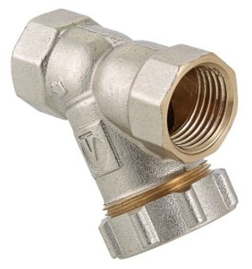 Фильтр сетчатый Valtec 3/4" ВР-ВР косой с заглушкой арт. VT.193.N.05