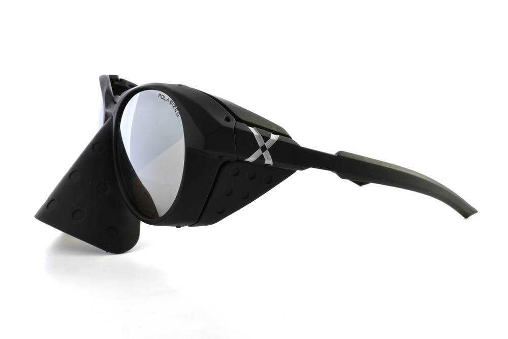 Спортивные очки HILX Oracle / Matt Black / Black Mirror Lens + Brown Mirror Polarized