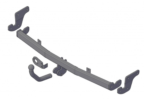 Фаркоп для Hyundai Solaris седан 2011-2014 г.в./Hyundai Solaris седан, хэтчбек с 2015-04.2017 (без электрики) (паспорт и сертификат) Трейлер.7241