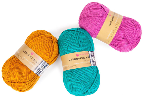 Пряжа для вязания "Мериносовая"
