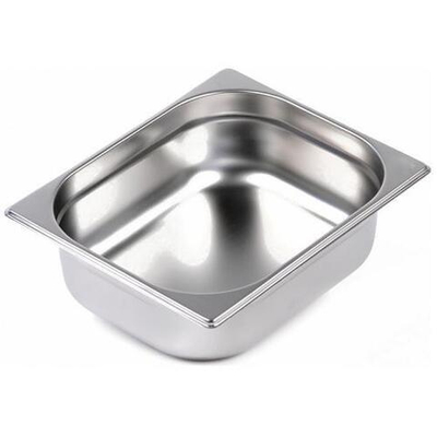 Гастроемкость 1/2 Н=100, Нерж.Сталь E12100