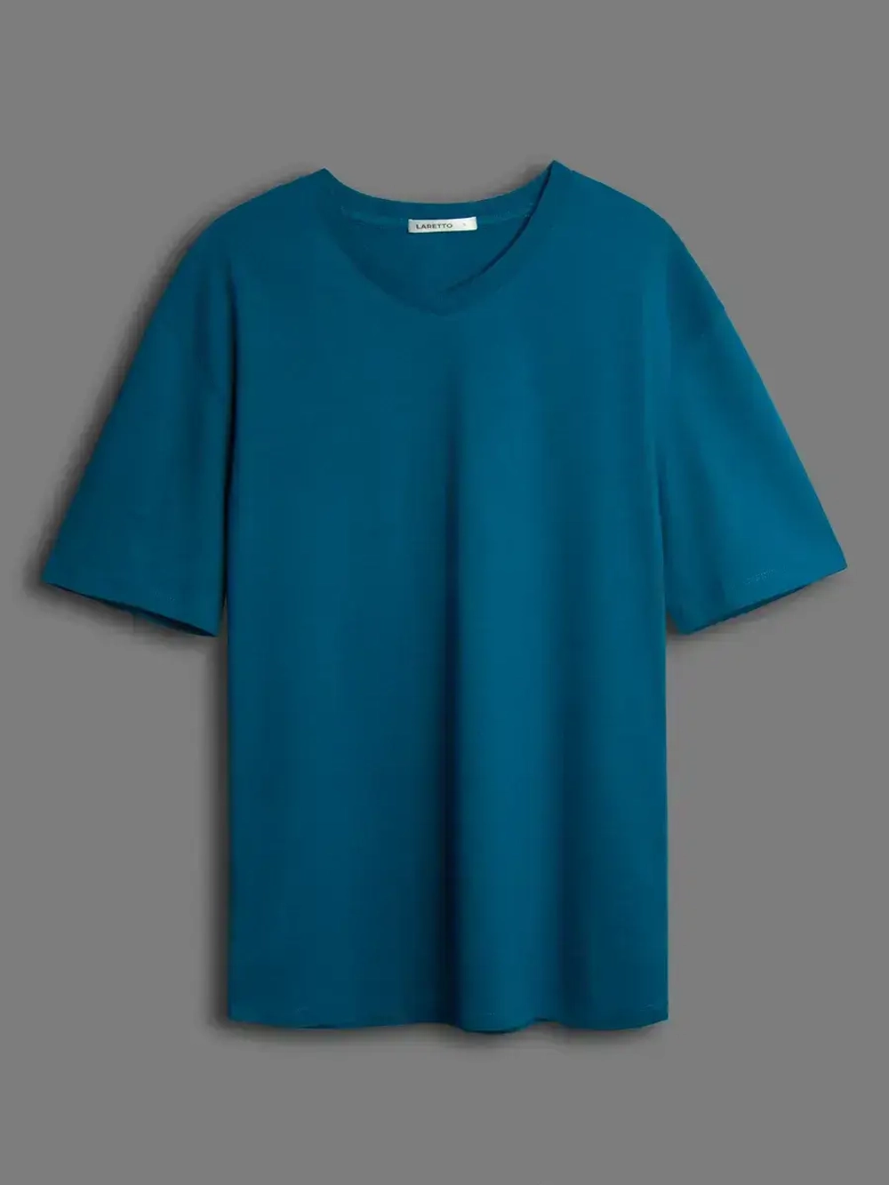 Футболка мужская летняя повседневная однотонная хлопок