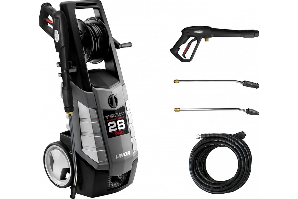 Аппарат (мойка) высокого давления электрический Lavor Vertigo 28 Pro (Шланг 10 м., Проф. акс-ры)