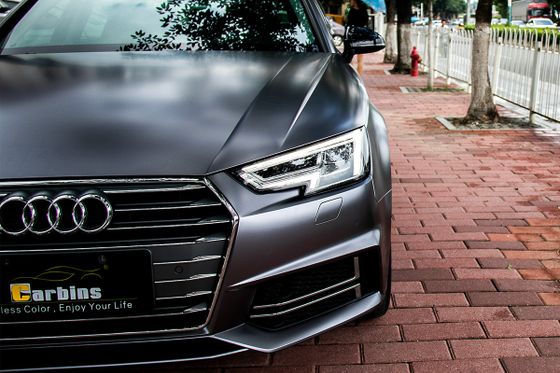 Пленка матовая серая Metal Flash Сharcoal Carbins