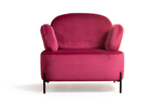 Кресло Dandy, бархат красный 16