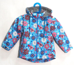 Ветровка на флисе для девочек 110-116 2417-07 (Ириска)