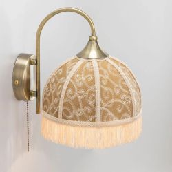 Citilux Базель CL407315 Бра с абажуром Вышивка и выключателем