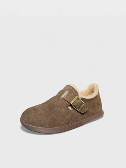 Лоферы с мехом