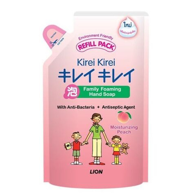 LION Кирей-Кирей Жид.анибак.пена д/рук Увлаж.персик 200 мл.(м/у)