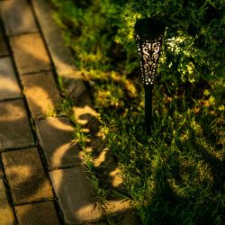 USL-S-819-PT450 ARCANA Садовый светильник на солнечной батарее Аркана. 1 светодиод. Теплый белый свет. 1xАА Ni-Mh аккумулятор в-к. IP44. TM Uniel