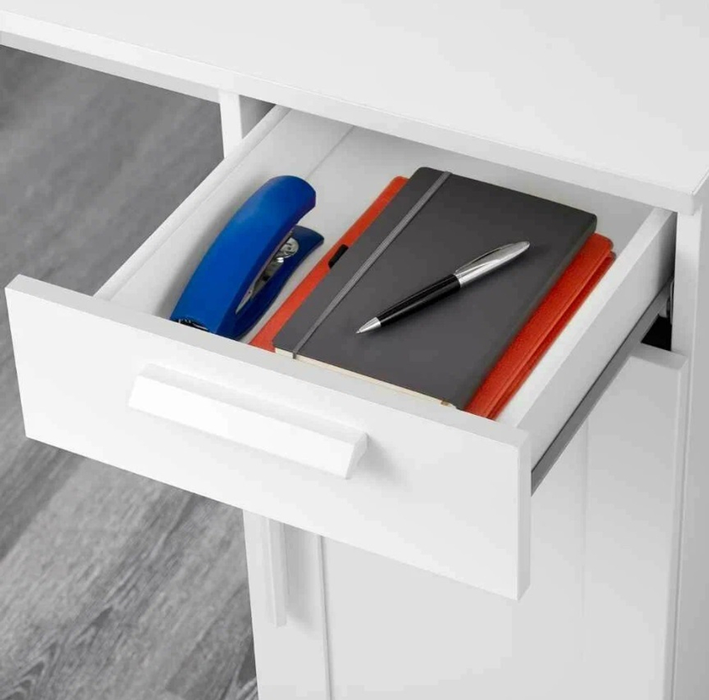 Письменный стол Ikea Brimnes, 120х65 см, белый