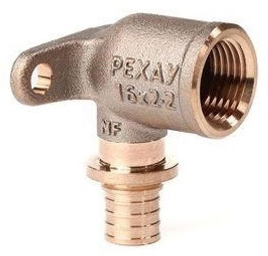 Угольник настенный Рехау 20-Rp 3/4" RX+ короткий водорозетка (арт. 14563603001)