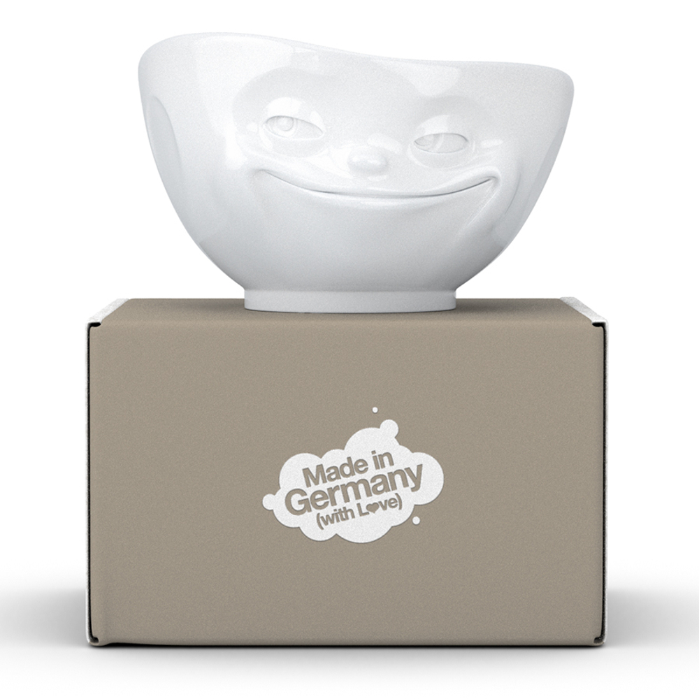 Чаша tassen grinning, 1 л, белая