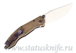 Нож CKF Sokosha One-Off (полированный дамаск, оранжевый карбон)фотография - 5