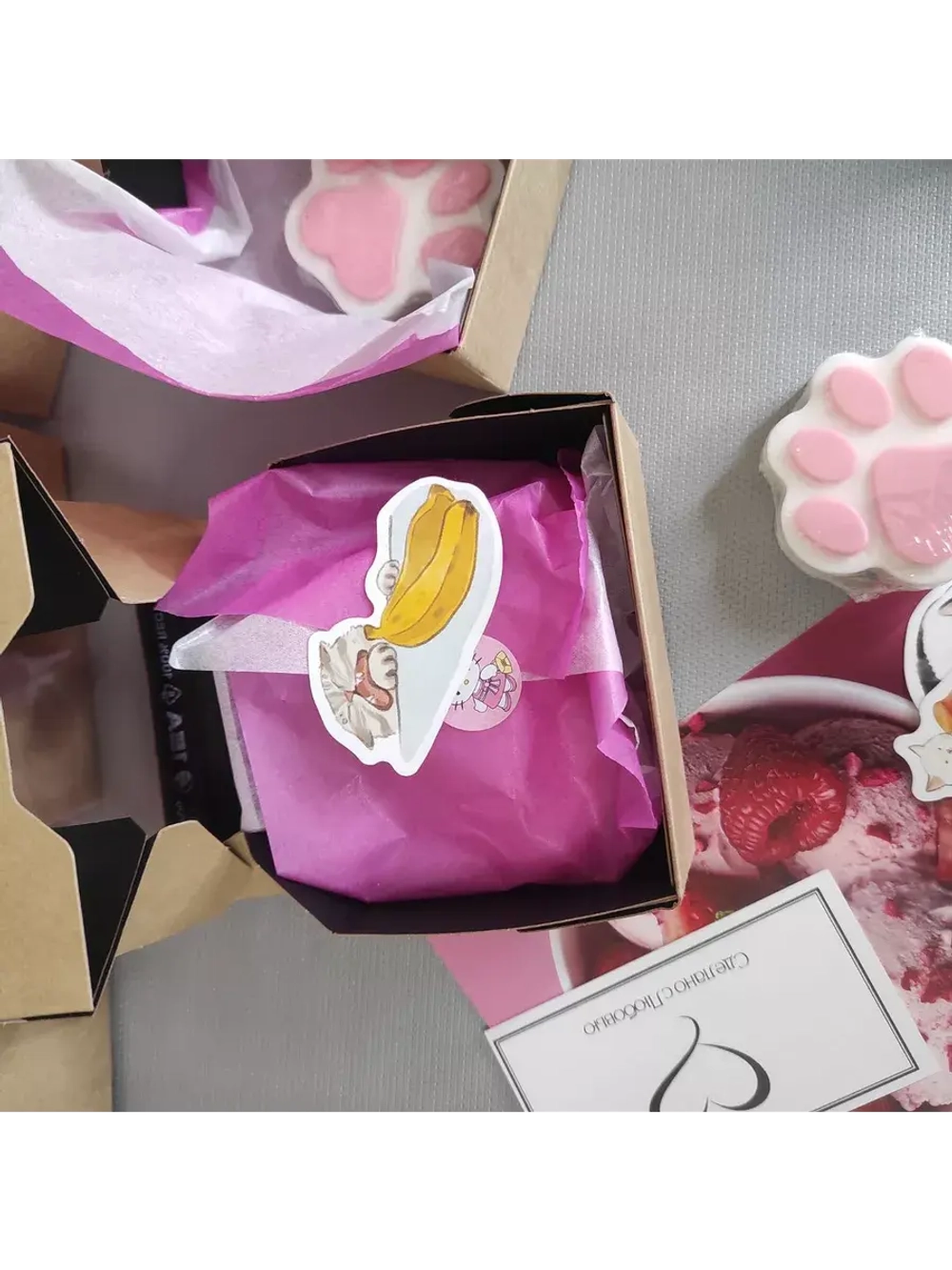 Мыло ручная работа "Лапки" 50гр.