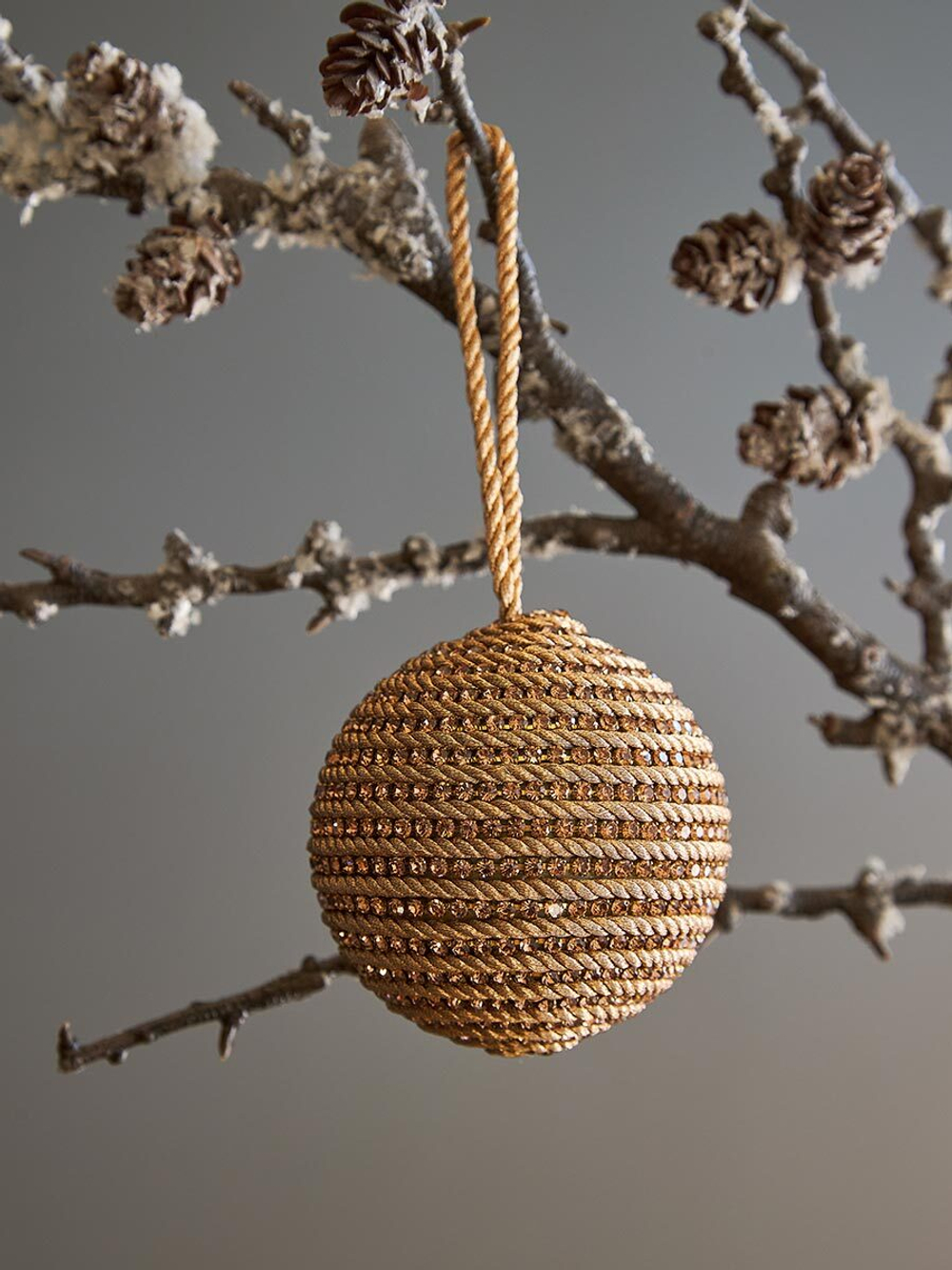 Набор елочных украшений rustic diamonds из коллекции new year essential, 3 шт.