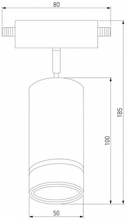 Трековый светильник Elektrostandard LTB39 черный