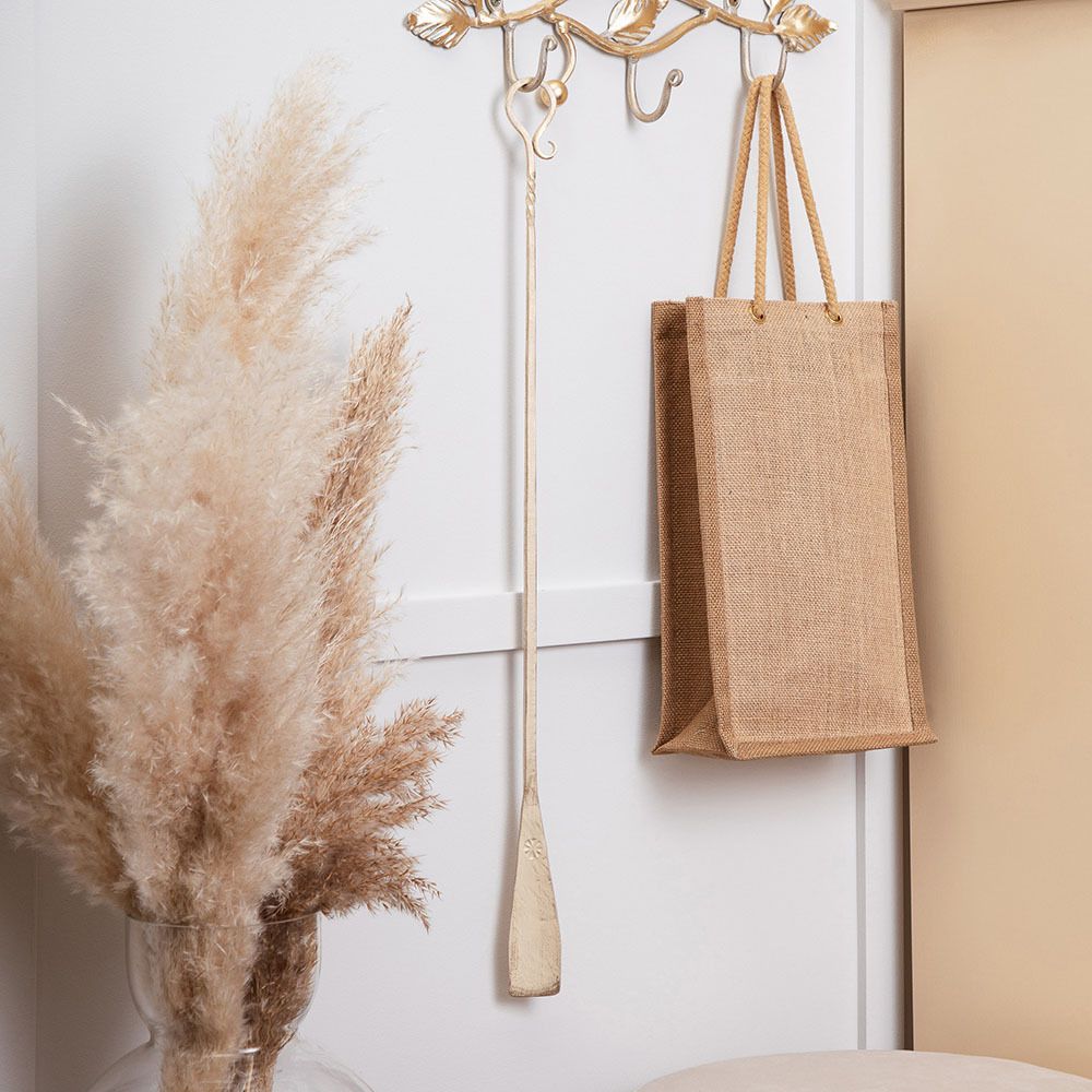 Рожок для обуви кованый 65см Айвори