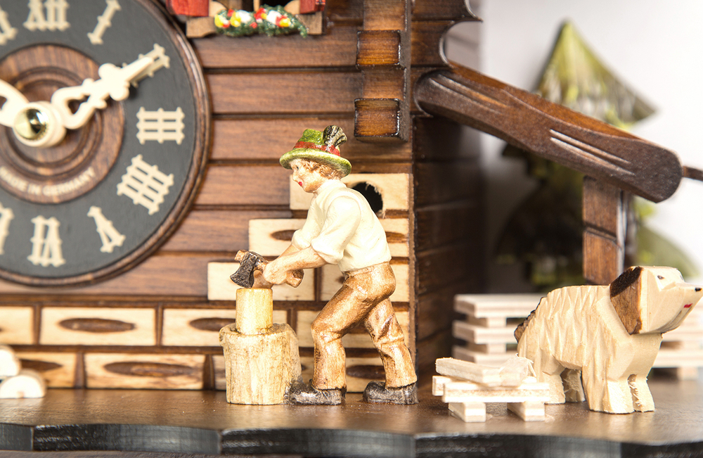 Часы настенные с кукушкой Tomas Stern 5021 Германия фрагмент