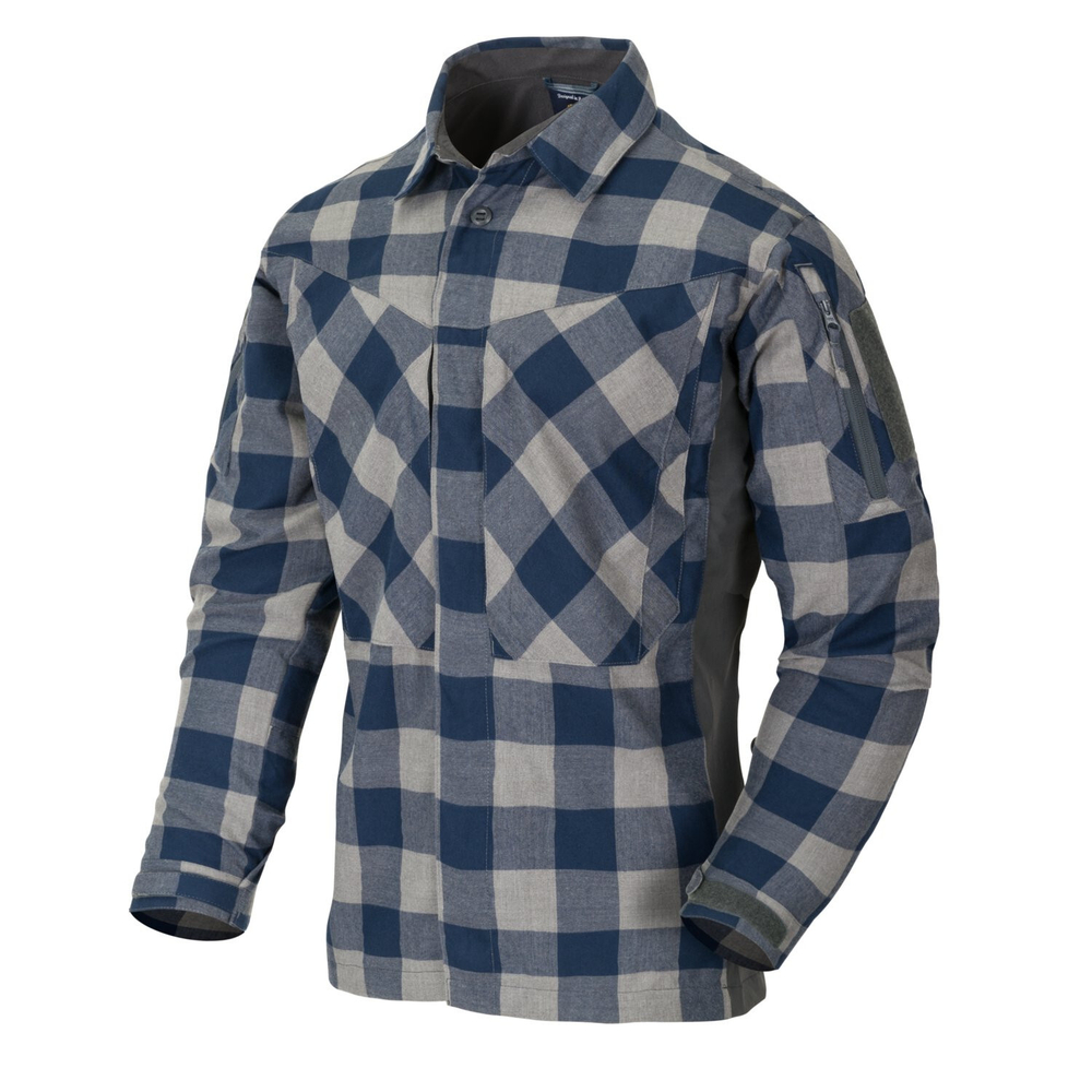 Helikon-Tex MBDU Flannel Shirt® - Slate Blue Checkered