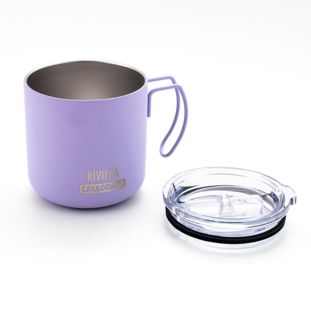 Термокружка &quot;СЛЕДОПЫТ-RIVIERA&quot;, нерж. сталь, 350 мл/60/