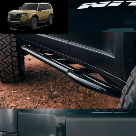 Боковые пороги подножки на Toyota Land Cruiser Prado 250 LC250