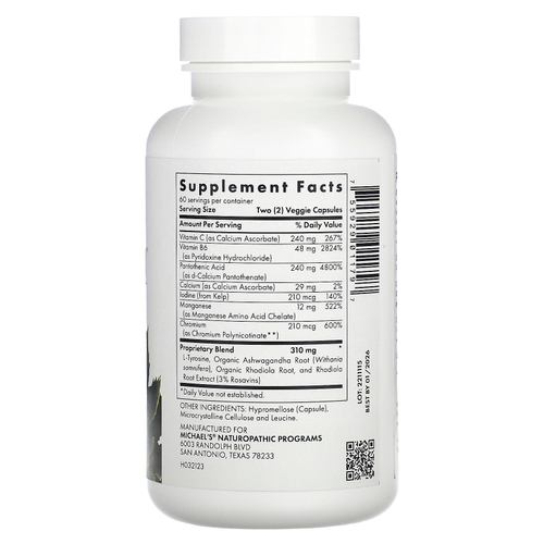 Michael's Health, Thyrodrenal`` 120 веганских капсул