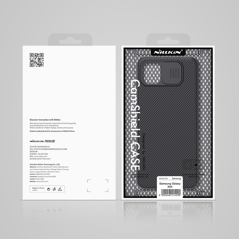 Чехол с защитной шторкой для задней камеры от Nillkin для Samsung Galaxy A04, серия CamShield Case