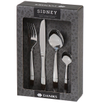 Набор столовых приборов нерж сталь, 24 пр, столовый, подар уп, Daniks, Sydney