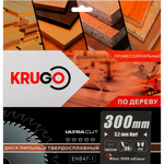 Пильный диск KRUGO 300x3,2/2,2x36Tx30mm, WA300036