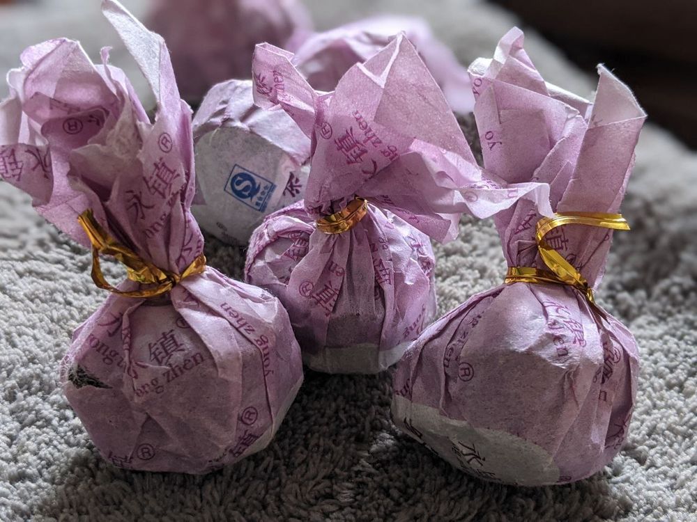 Шу пуэр в сердечках, 16 гр