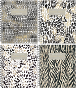 Тетрадь общая 48 листов на металлическом гребне "Animal Print"