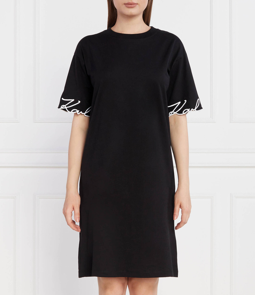 Платье karl signature slv hem Karl Lagerfeld - черный(235W1357)