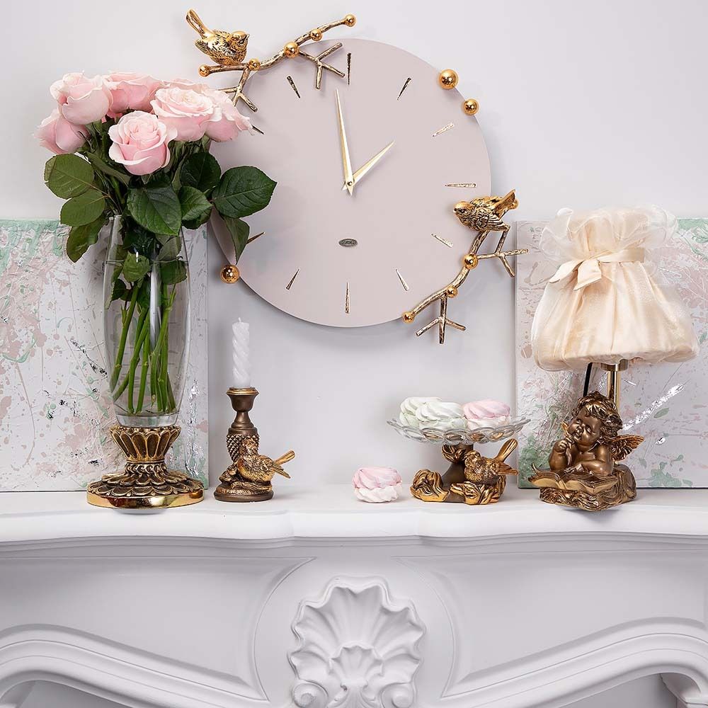 Часы настенные Терра Колор Серый агат Амбер