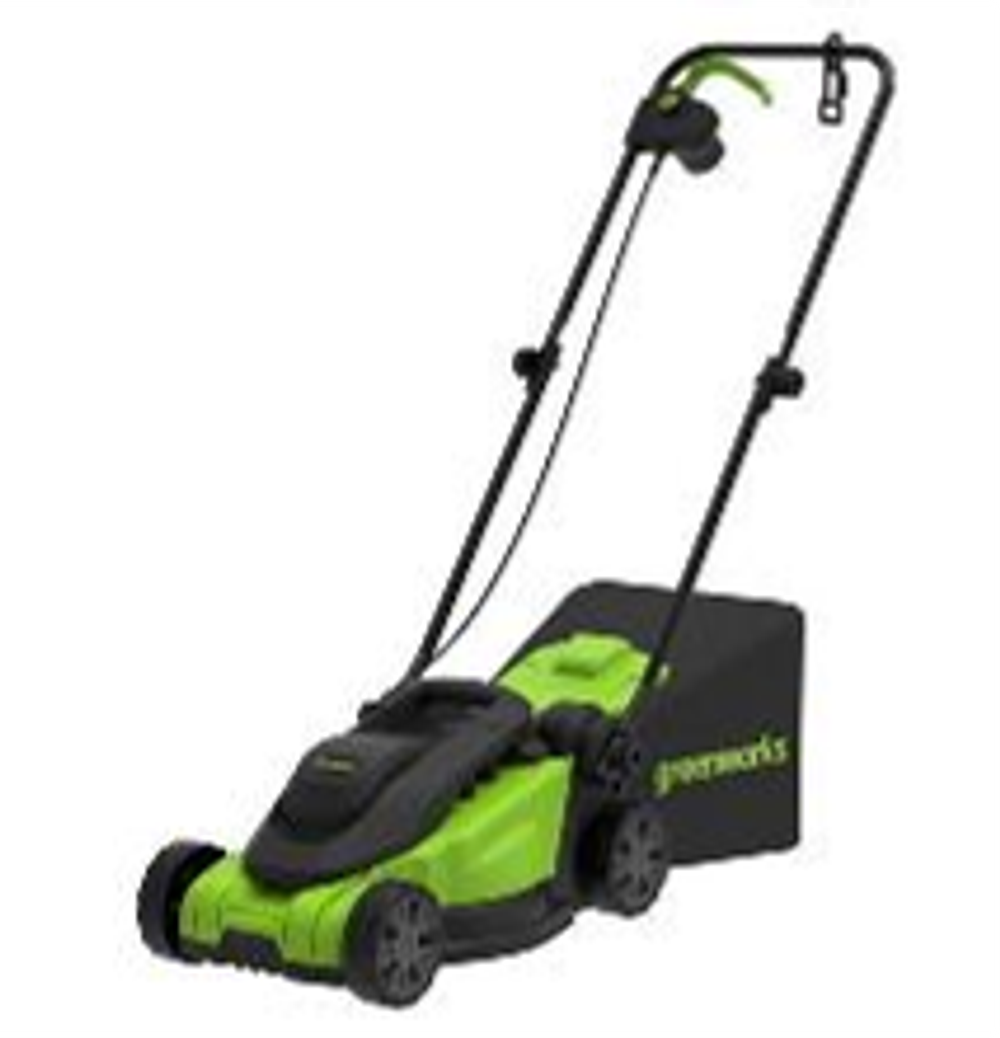 Газонокосилка электрическая Greenworks Арт. 2517807,  1200 Вт, 32 см