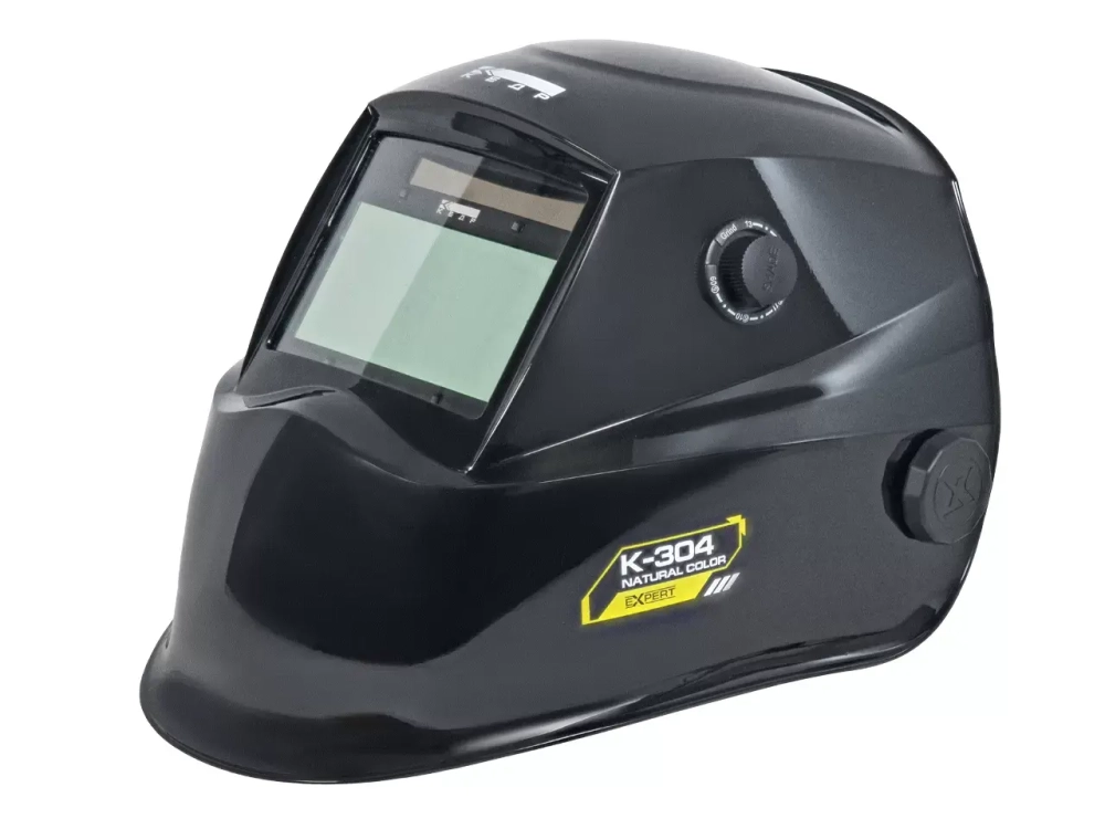 Маска сварщика КЕДР К-304 natural color EXPERT, черная